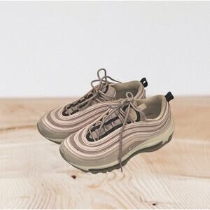 Nike Air Max 97 Running Shoes Pale Pink Gray White Sz 7